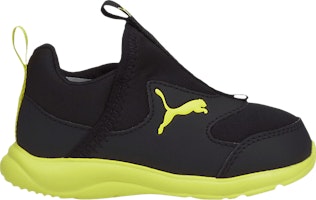 (Infant) Puma Fun Racer Slip On 'Black Nrgy Yellow' 193667-10 (Infant) Puma Fun Racer Slip On 'Black Nrgy Yellow' 193667-10