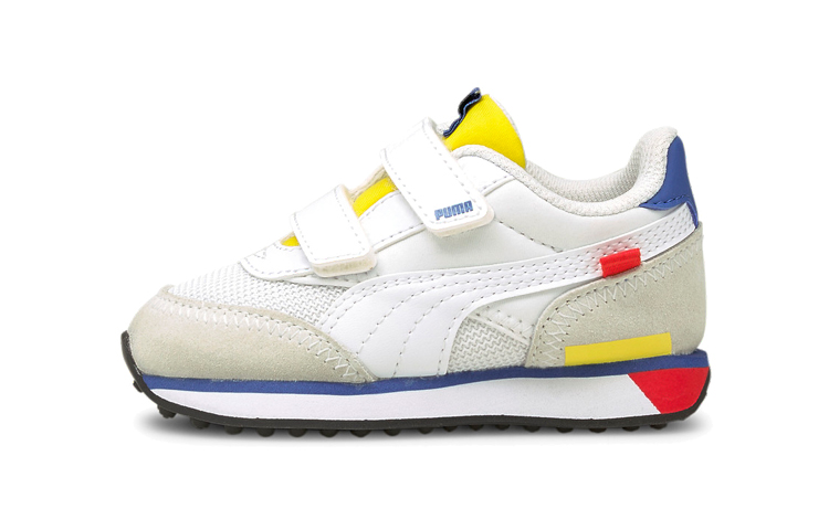(Infant) Puma Future Rider 'Neon Play White Yellow Blue'