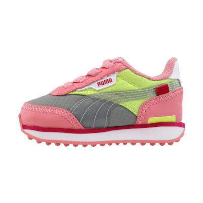 (Infant) Puma Future Rider 'Pink Velcro'