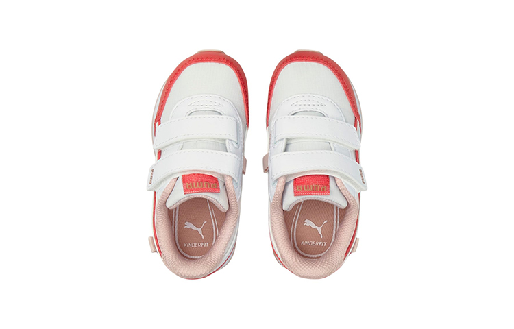 Lookbook 嬰童 Puma Future Rider 低幫跑步鞋 白紅粉