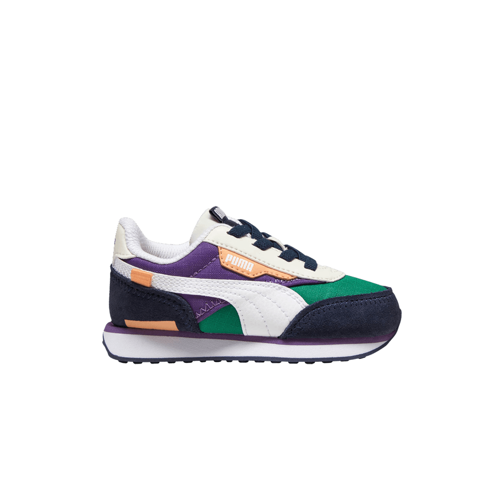 (Infant) Puma Future Rider Play On 'Archive Green Purple Pop' 382273-34