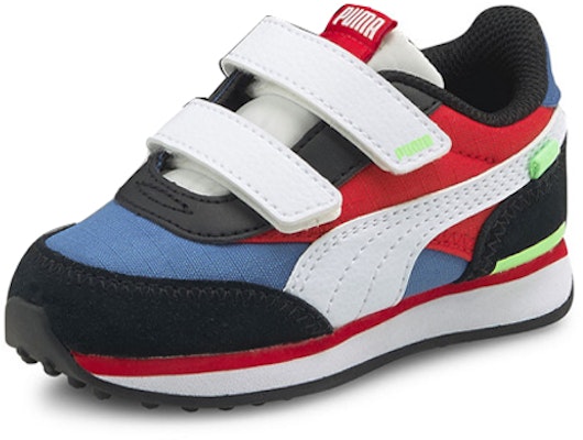 (Infant) Puma Future Rider Play On 'Black Blue Red Colorblock' 372353-08 Lookbook (Infant) Puma Future Rider Play On 'Black Blue Red Colorblock' 372353-08