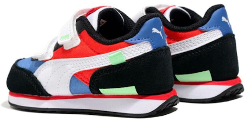 (Infant) Puma Future Rider Play On 'Black Blue Red Colorblock' 372353-08 Purchase (Infant) Puma Future Rider Play On 'Black Blue Red Colorblock' 372353-08