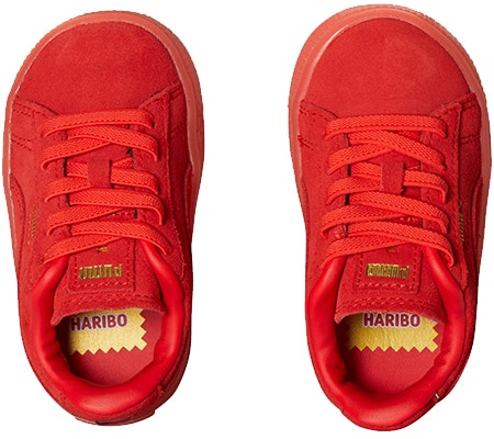 (Infant) Puma Haribo x Suede 'Red' 384001-01 Lookbook (Infant) Puma Haribo x Suede 'Red' 384001-01