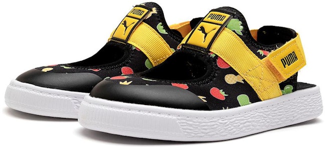 (TD) 彪马Light-Flex凉鞋'夏果-黑色金盏花' 384889-01 Order (TD) 彪马Light-Flex凉鞋'夏果-黑色金盏花' 384889-01