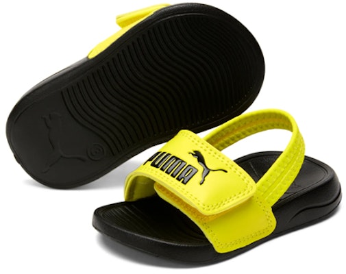 (TD) Puma Popcat 20 後帶涼鞋 '黑黃' 373862-07 Lookbook (TD) Puma Popcat 20 後帶涼鞋 '黑黃' 373862-07