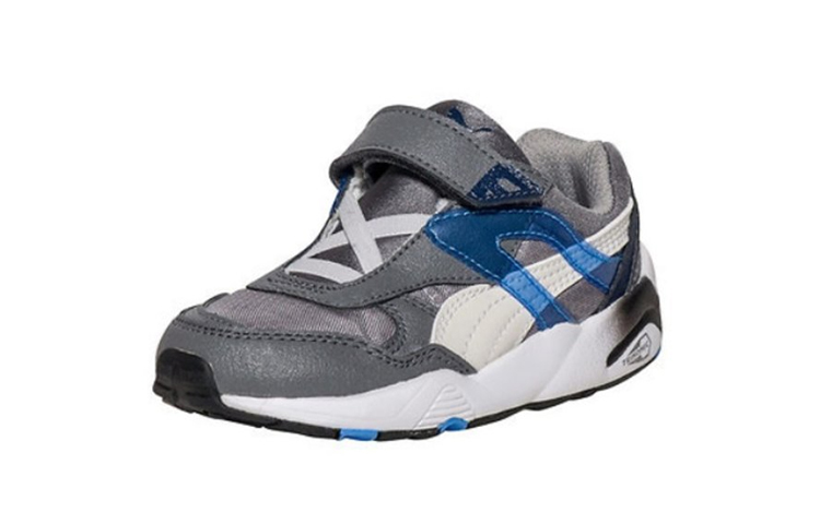 Order (TD) Puma R698 V 'Hitam Biru Velcro' 359712-03