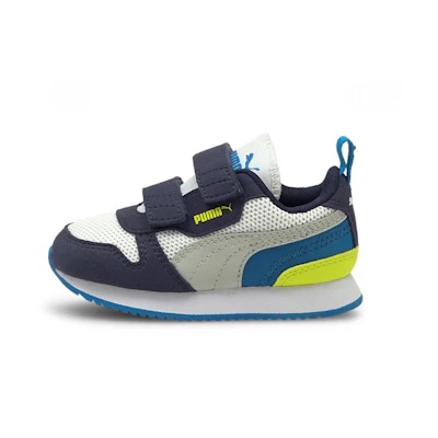 (Infant) Puma R78 V Inf 'Blue Grey Yellow Colorblock'