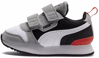 (Infant) Puma R78 V Inf 'Deep Grey Black Red' 373618-09 (Infant) Puma R78 V Inf 'Deep Grey Black Red' 373618-09