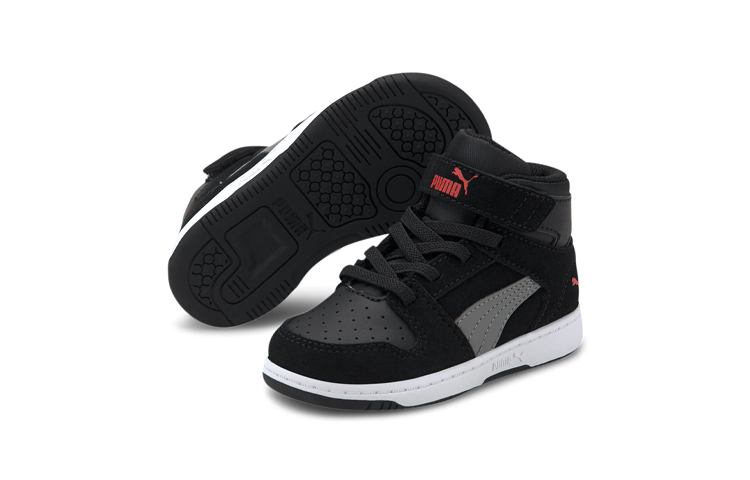 Lookbook (TD) Puma Rebound Layup 麂皮「黑紅魔術貼」 370496-05