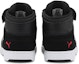 Shop (Infant) Puma Rebound Layup Suede 'Black Red Velcro' 370496-05