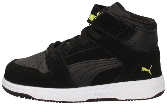 infant-puma-rebound-layup-suede-black-yellow-velcro-370496-01