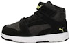 Buy (Infant) Puma Rebound Layup Suede 'Black Yellow Velcro' 370496-01