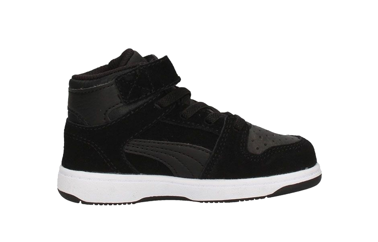 Order (TD) Puma Rebound Layup Suede ''Hitam Kuning Velcro'' 370496-01