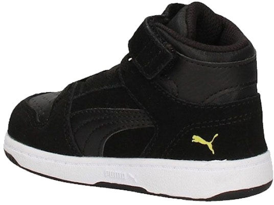 (Infant) Puma Rebound Layup Suede 'Black Yellow Velcro' 370496-01 Shop (Infant) Puma Rebound Layup Suede 'Black Yellow Velcro' 370496-01