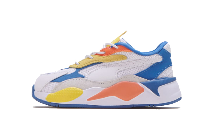 (Infant) Puma Rs-x3 Puzzle 'White Blue Orange' 372359-06