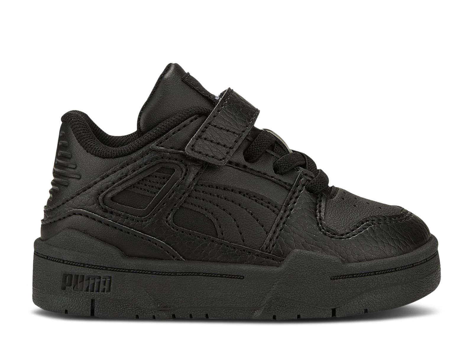 (Infant) Puma Slipstream Leather 'Triple Black' 387828-01