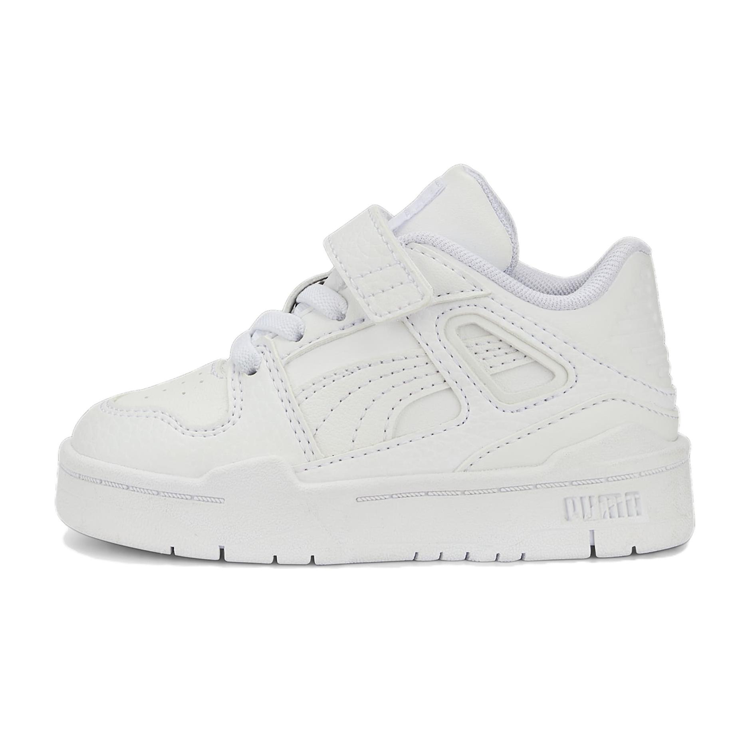 (Infant) Puma Slipstream Leather 'Triple White' 387828-02