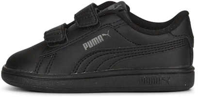 (Infant) Puma Smash 3.0 Leather Velcro 'Black Shadow Grey' 392034-01 (Infant) Puma Smash 3.0 Leather Velcro 'Black Shadow Grey' 392034-01