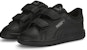 (TD) Puma Smash 3.0 Kulit Velcro 'Hitam Kelabu Bayang' 392034-01