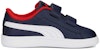 (TD) Puma Smash 3.0 Kulit Velcro 'Biru Merah' 392034-04
