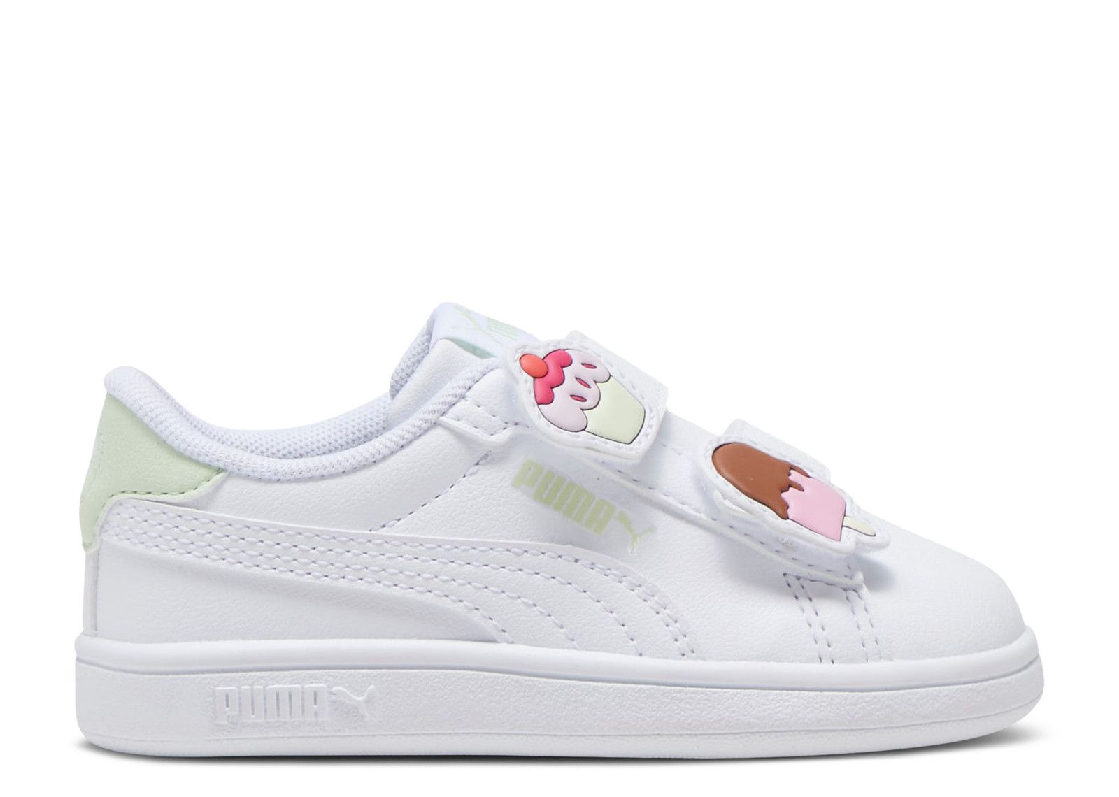 (Infant) Puma Smash 3.0 V 'Badges - White Green Illusion' 397287-02