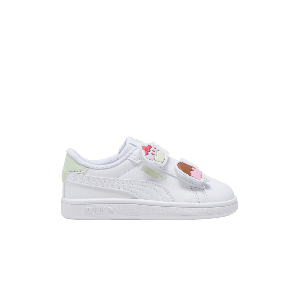 (Infant) Puma Smash 3.0 V 'Badges - White Green Illusion' 397287-02
