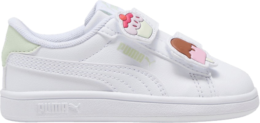 (Infant) Puma Smash 3.0 V 'Badges - White Green Illusion' 397287-02 Buy (Infant) Puma Smash 3.0 V 'Badges - White Green Illusion' 397287-02