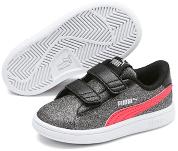 (TD) Puma Smash V2 'Glitz Glam Negro Rojo' 367380-10 Lookbook (TD) Puma Smash V2 'Glitz Glam Negro Rojo' 367380-10