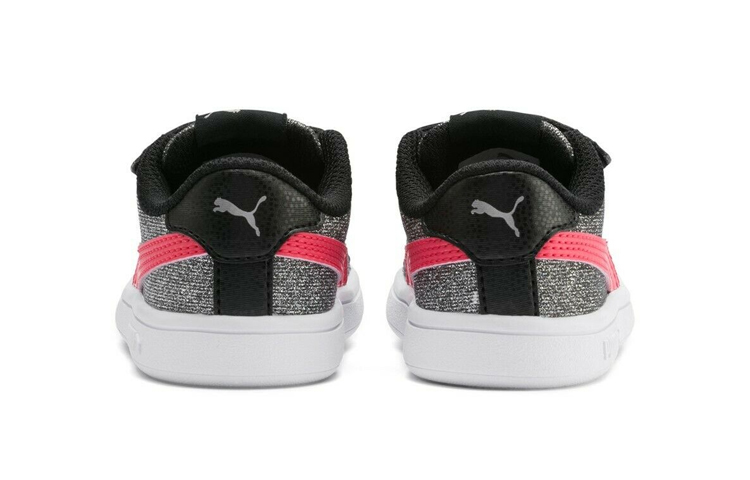 Shop (TD) Puma Smash V2 'Glitz Glam Negro Rojo' 367380-10