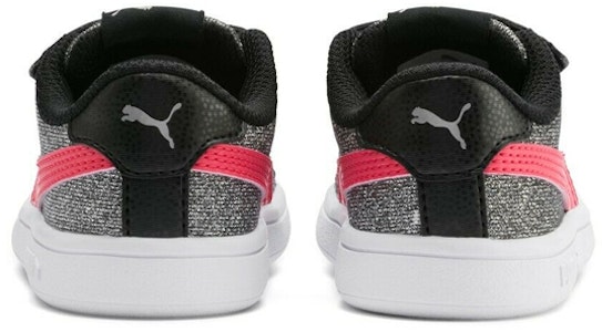 (TD) Puma Smash V2 'Glitz Glam Negro Rojo' 367380-10 Shop (TD) Puma Smash V2 'Glitz Glam Negro Rojo' 367380-10