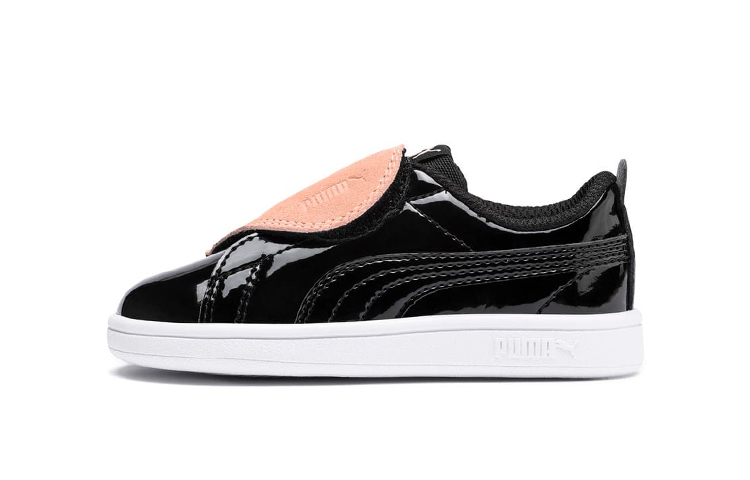 (Infant) Puma Smash v2 BFF Patent Inf 'Black Pink'