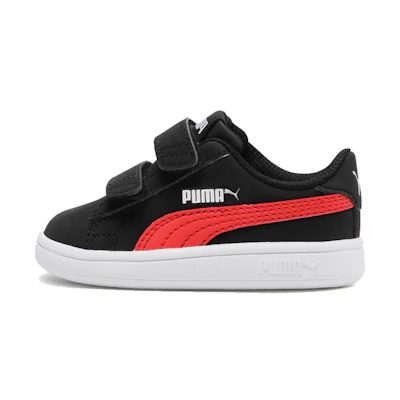 (Infant) Puma Smash V2 Buck V Inf 'Black Red'