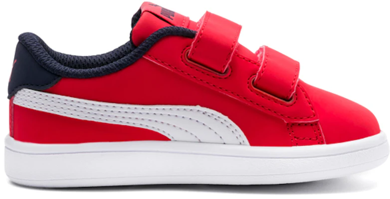 (TD) Puma Smash V2 Buck V Inf 'Merah Velcro' Balita 365184-07 Order (TD) Puma Smash V2 Buck V Inf 'Merah Velcro' Balita 365184-07