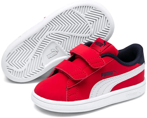 (TD) Puma Smash V2 Buck V Inf 'Merah Velcro' Balita 365184-07 Lookbook (TD) Puma Smash V2 Buck V Inf 'Merah Velcro' Balita 365184-07