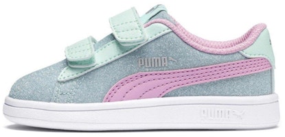 (Infant) Puma Smash V2 Glitz Glam Velcro Low 'Green' 367380-07 (Infant) Puma Smash V2 Glitz Glam Velcro Low 'Green' 367380-07