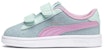 (TD) Puma Smash V2 Glitz Glam Velcro Rendah 'Hijau' 367380-07