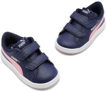 (TD) Puma Smash V2 L V 'Azul Peacoat y Rosa Peony' 365174-32 Shop (TD) Puma Smash V2 L V 'Azul Peacoat y Rosa Peony' 365174-32