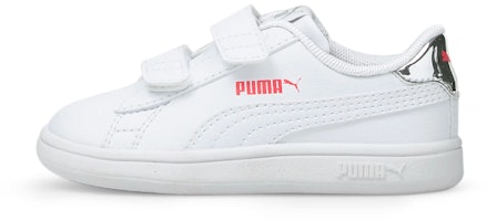 (Infant) Puma Smash v2 SL V 'Metallic White' 382377-01 (Infant) Puma Smash v2 SL V 'Metallic White' 382377-01