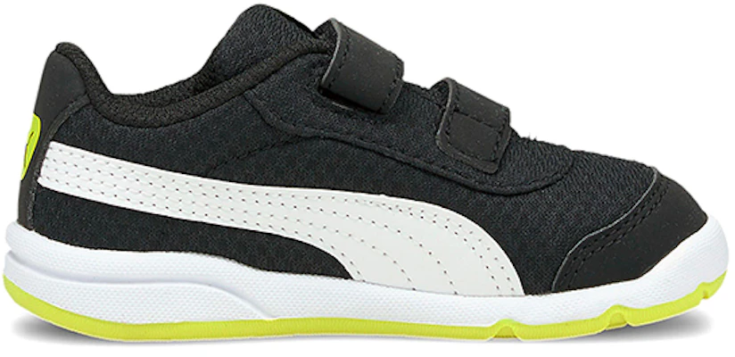 (TD) (嬰兒)Puma Step Flex 2 網布 VE '黑白黃' 192525-14 192525-14 Order (TD) (嬰兒)Puma Step Flex 2 網布 VE '黑白黃' 192525-14 192525-14