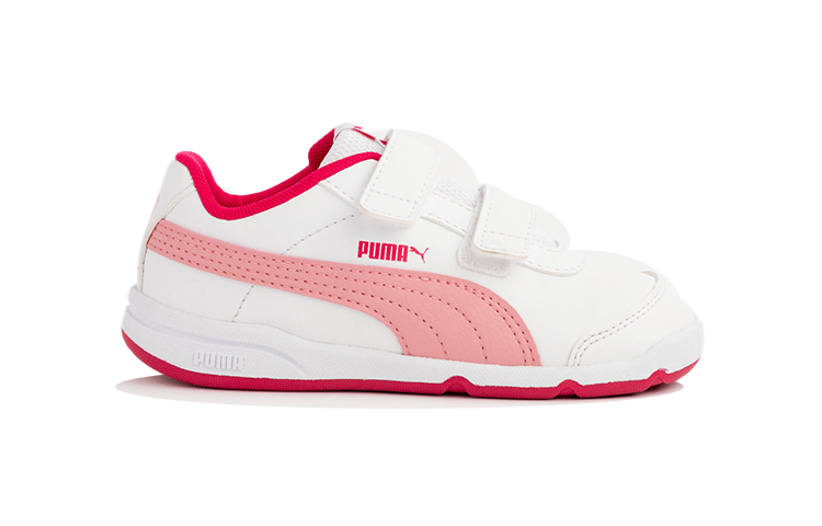 Order (TD) Puma Stepfleex 2 SL VE 'Pink-White Velcro' Anak-anak Perempuan 192523-16