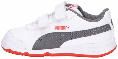 (Infant) Puma Stepfleex 2 SL VE 'Toddler White Grey Red' 192523-13 (Infant) Puma Stepfleex 2 SL VE 'Toddler White Grey Red' 192523-13