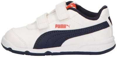 (Infant) Puma Stepfleex 2 SL VE 'White Deep Blue Velcro' 192523-07 (Infant) Puma Stepfleex 2 SL VE 'White Deep Blue Velcro' 192523-07
