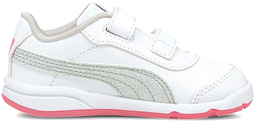 (TD) 幼兒款Puma Stepfleex 2 Sl Ve Gritz Fs V Inf「白灰粉」193622-05鞋款。 193622-05 Order (TD) 幼兒款Puma Stepfleex 2 Sl Ve Gritz Fs V Inf「白灰粉」193622-05鞋款。 193622-05