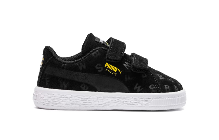 Order (TD) プーマ スエード オールオーバープリント V 'ジャスティスリーグ ブラック' 366560-01