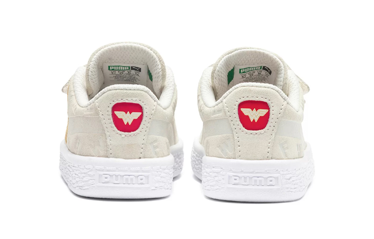 (Infant) Puma Suede All-Over Print V 'Justice League Cream' 圖 4
