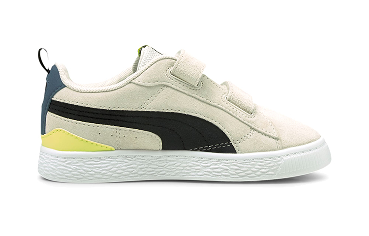 (Infant) Puma Suede Bloc 'White Black Yellow' 圖 2