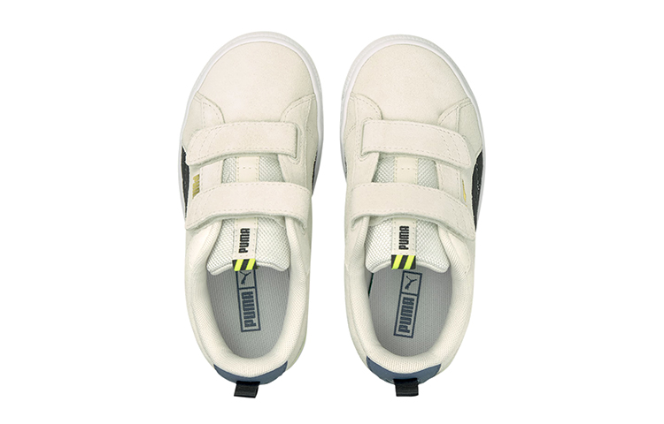 (Infant) Puma Suede Bloc 'White Black Yellow' 圖 3