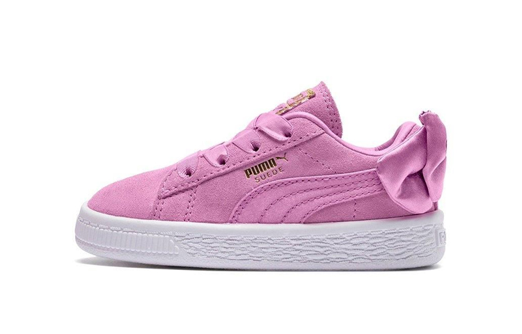 (Infant) Puma Suede Bow AC Inf 'Pink' 367320-05