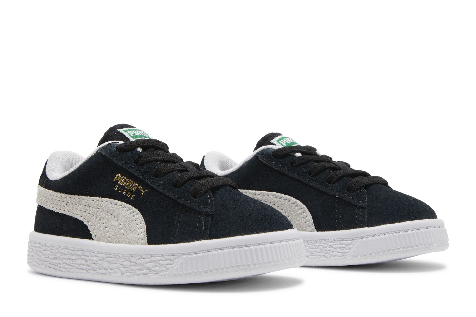 Cheap (TD) プーマ スウェード クラシック21 黒白 380825-01